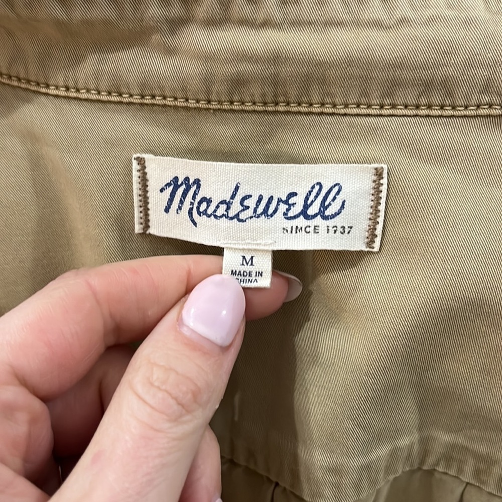 Madewell shirt jacket size medium - Picture 10 of 13